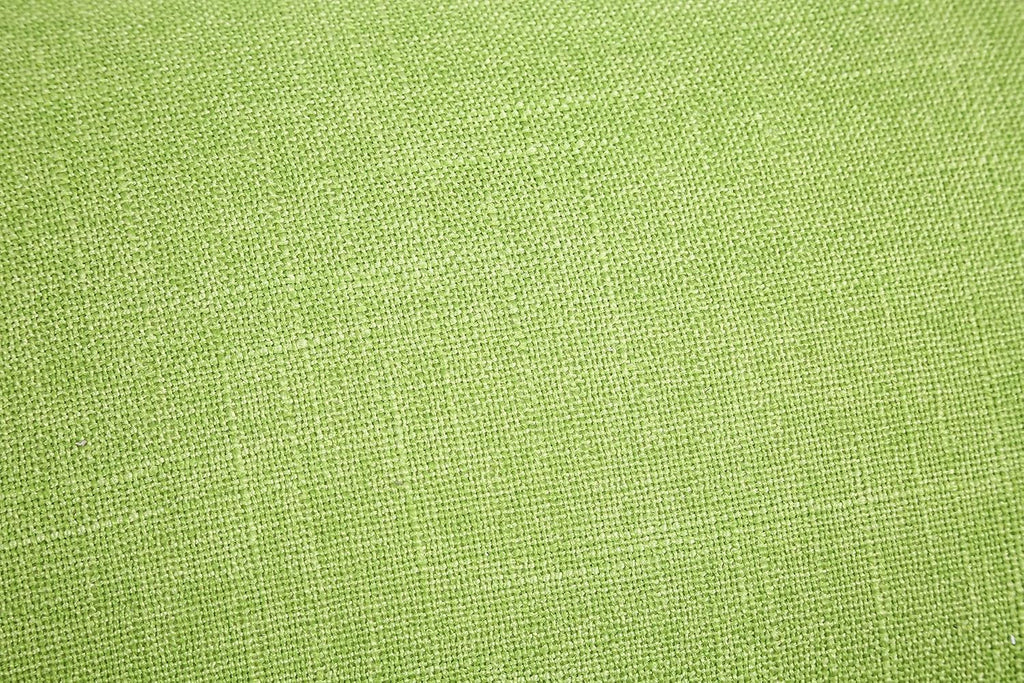 Heavy Lined Imitation Linen Cushion Cover, Throw Pillow Cover, Decorative Pillow Covers, Indoor/Outdoor Pillows Shells, Cushion Cover - (12" X 12", Apple Green)